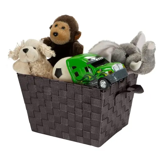 Simplify Small Woven Storage Bin Chocolate {7}