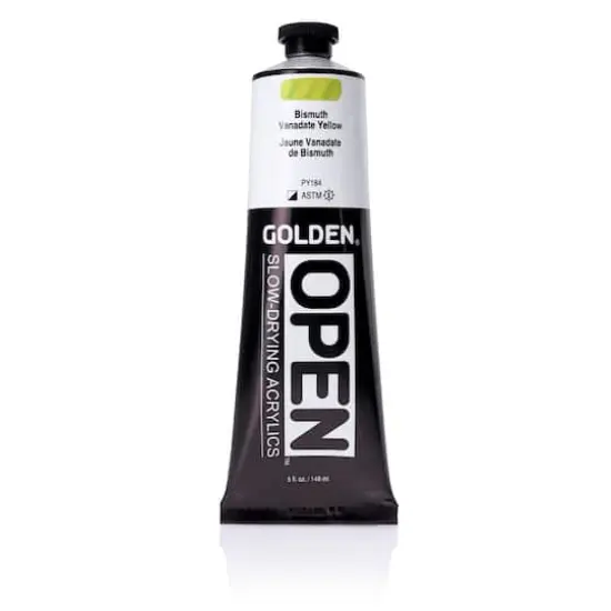 Golden&reg; OPEN&trade; Slow-Drying Acrylics, 5oz. Bismuth Vanadate Yellow {1}