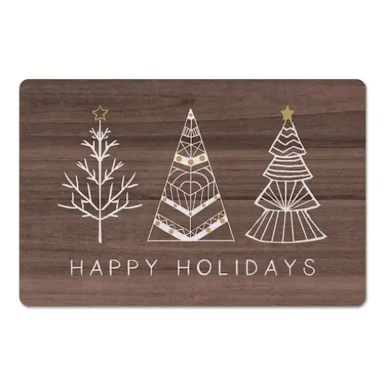 Happy Holidays Floor Mat {1}