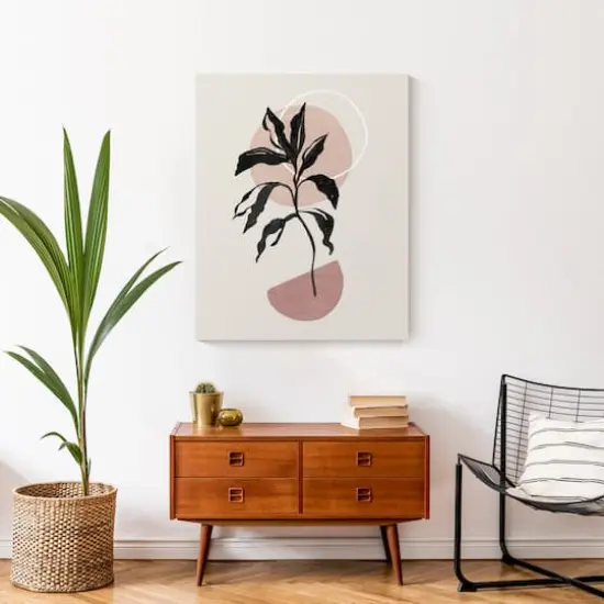 Abstract Boho BoBrownical 24" x 30" Canvas Wall Art {5}