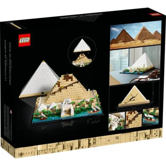 LEGO&reg; Architecture Great Pyramid of Giza 21058 Building Kit (1,476 Pieces) {4}