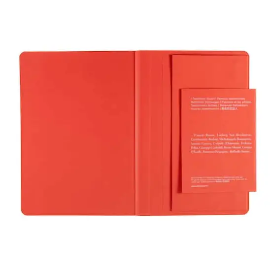 Fabriano® EcoQua Plus A5 Dotted Red Fabric-Bound Notebook {8}