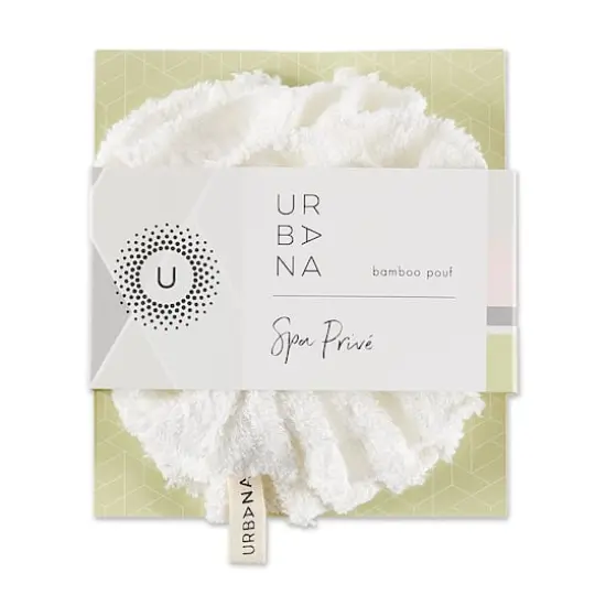 European Soaps Bamboo Pouf {3}