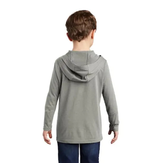 District&reg; Perfect Tri&reg; Youth Long Sleeve Hoodie Grey Frost {6}