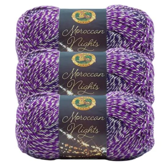 3 Pack Lion Brand&reg; Moroccan Nights Yarn Palace {1}