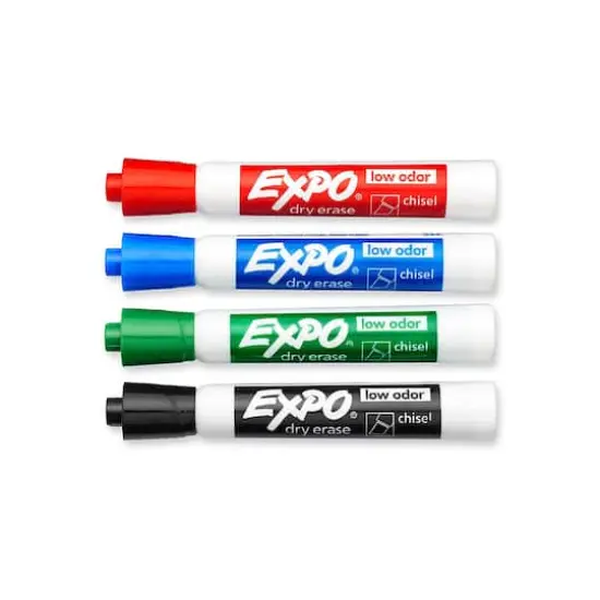 Expo&reg; Chisel Tip Dry Erase Marker Set {3}