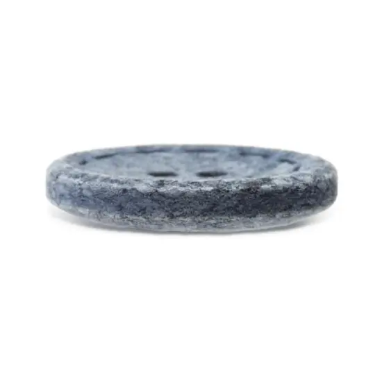 Dritz&reg; 20mm Recycled Cotton Round Stitch Button, 9ct. Blue {7}