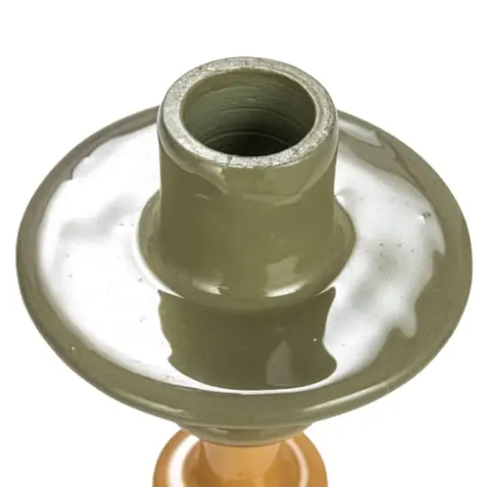 Hello Honey&reg; 9" Enameled Decorative Metal Taper Candle Holder {7}