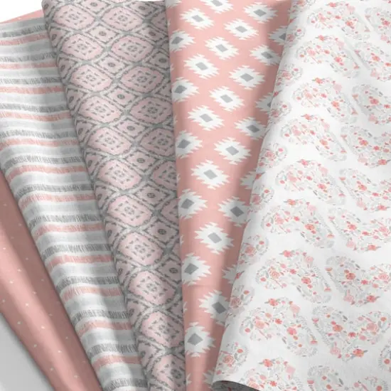 SINGER Blush Hearts Cotton Fabric Bundle {3}
