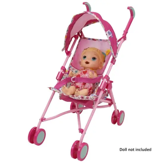 509 Crew Baby Alive Pink and Rainbow Doll Stroller {6}