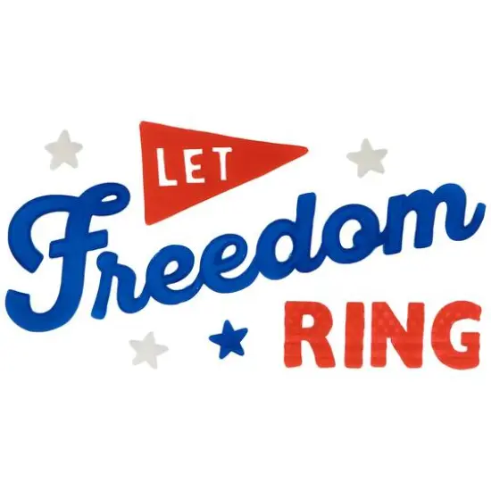 Double Sided Patriotic Celebration Gel Window Cling Set {7}