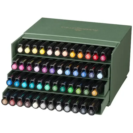 Faber-Castell Pitt Artist 48 Color Brush Pen Studio Box Set {3}