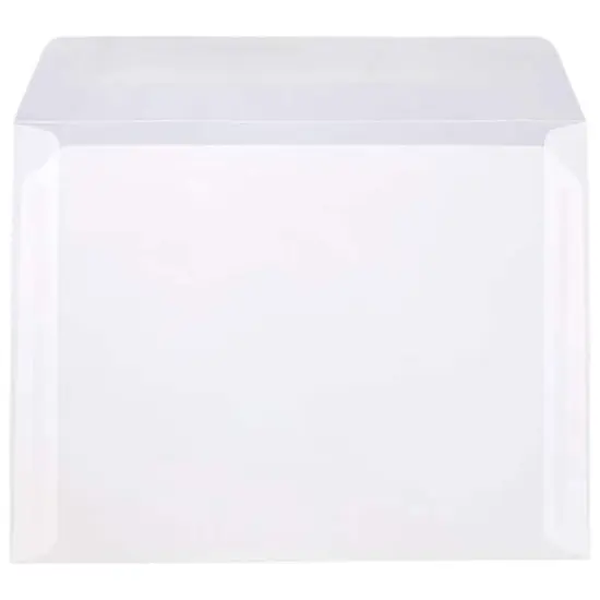 JAM Paper 9.5" x 12.625" Translucent Clear Vellum Envelopes, 25ct. {3}