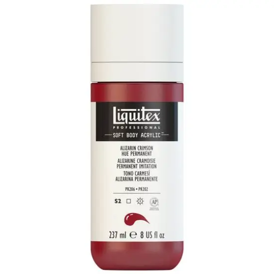 Liquitex&reg; Professional Soft Body Acrylic Color, 8oz. Alizarin Crimson Hue Permanent {1}