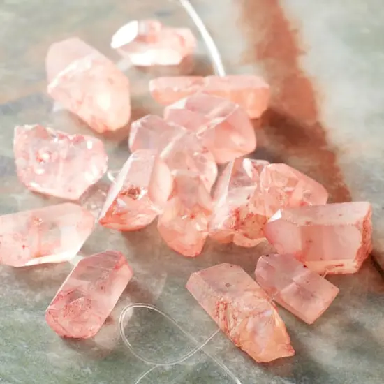 Peach Crystal Chunk Beads by Bead Landing&trade; {3}