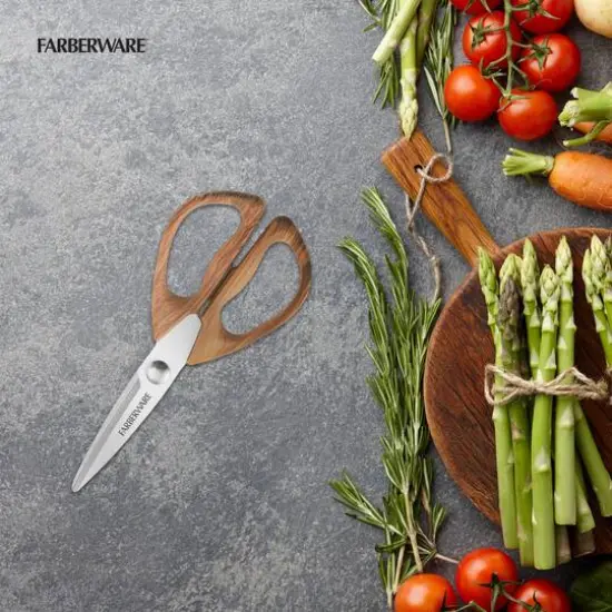 Farberware Faux Pecan All Purpose Shears {5}