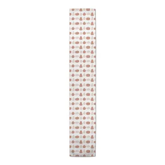 90" Patch Pumpkins Polyester Twill Table Runner {1}