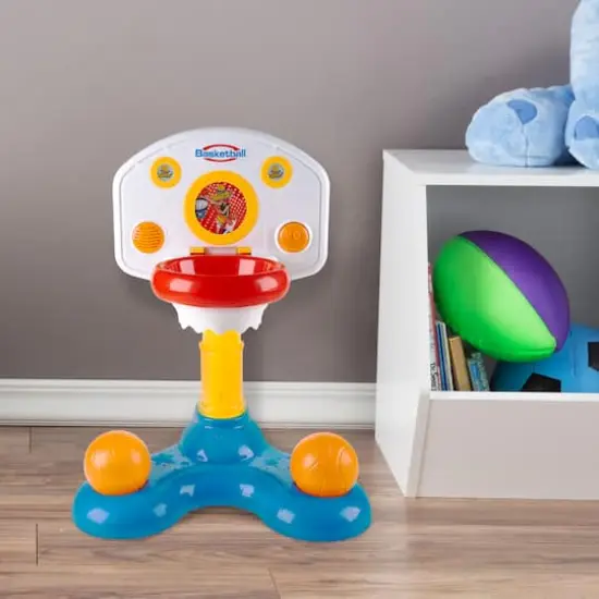 Toy Time Kid's Mini Basketball Hoop {9}