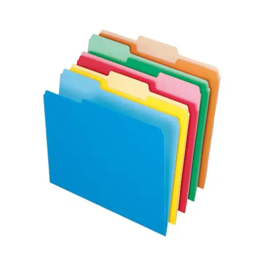 Pendaflex&reg; Two-Tone Color Letter Size File Folders, 100ct. {1}