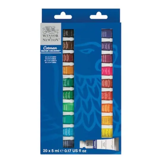 Winsor & Newton&trade; Cotman Water Colours&trade; 20 Color Paint Set {7}