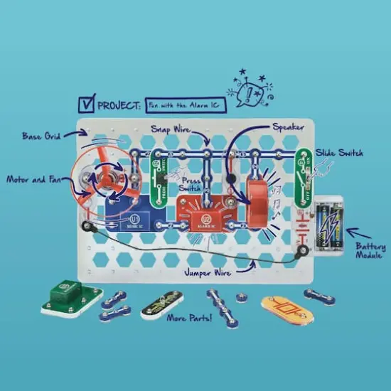Elenco® Snap Circuits® Pro SC-500 Electronics Exploration STEM Educational Kit {5}