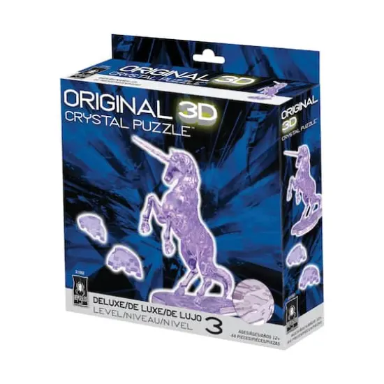 Original 3D Crystal Puzzle&trade; Unicorn 44 Piece Puzzle {3}