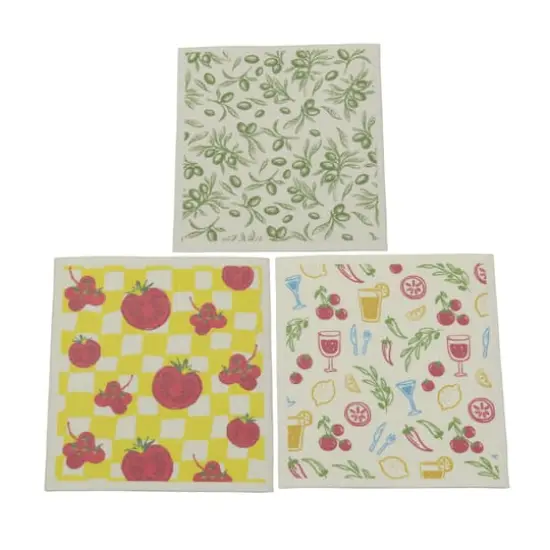 8" Fall Sponge Cloth Set by Fab Finds {1}