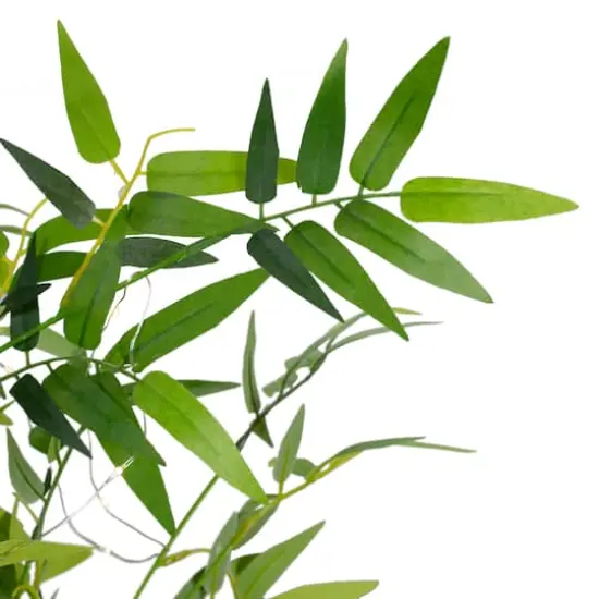 24" Potted LED Bamboo Plant {3}