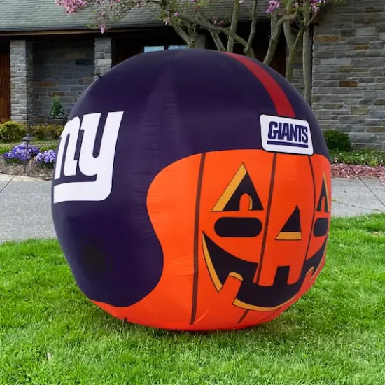Sporticulture 4ft. Inflatable NFL Team Pride Jack-O' Helmet New York Giants {6}