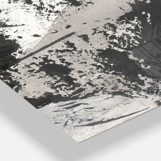 Designart Glam Painted Arcs III Modern 3 Panel Wall Clock {4}