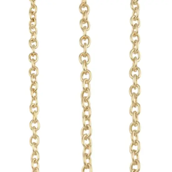 14K Gold Plated Cable Necklace Set by Bead Landing&trade; {1}