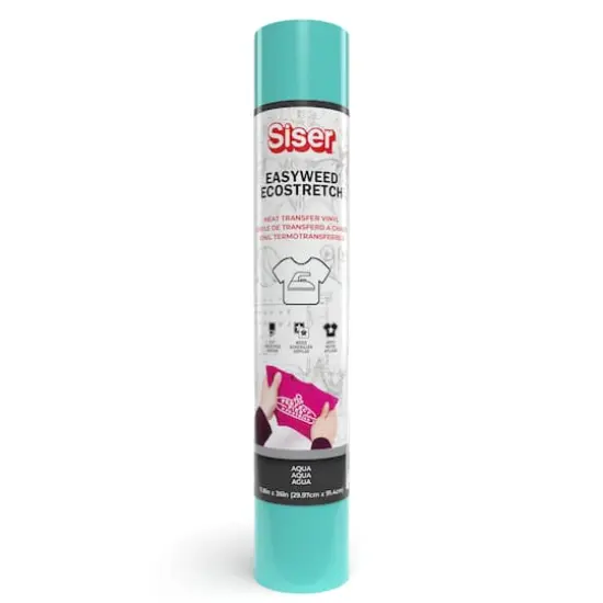 Siser&reg; EasyWeed&reg; EcoStretch&trade; Heat Transfer Vinyl, 36" Aqua {1}