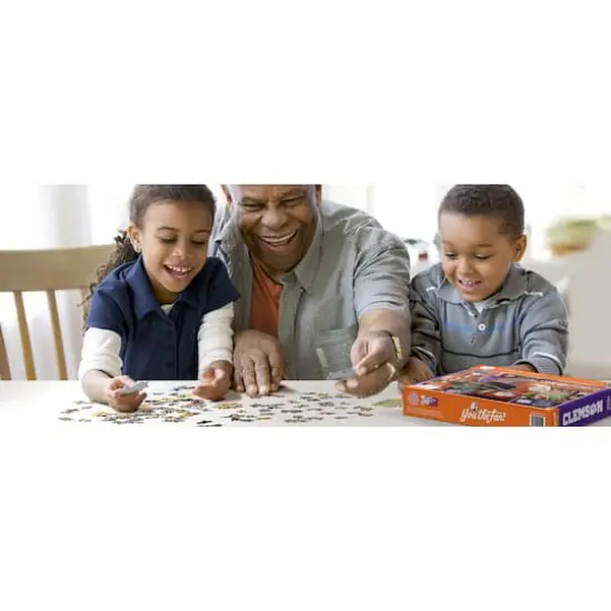 College Team Retro Series 500 Piece Puzzle Clemson Tigers {4}