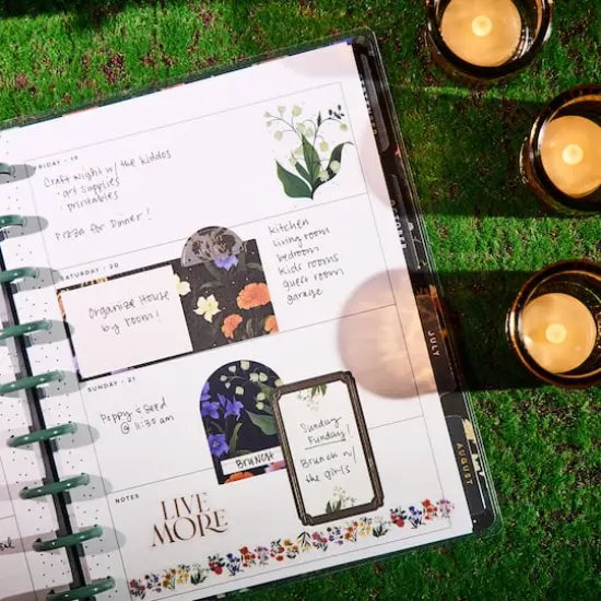 The Classic Happy Planner&reg; Dark Garden {13}
