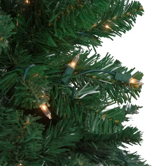 7.5ft. Pre-Lit Ravenna Pine Artificial Christmas Tree, Warm White LED Lights {3}