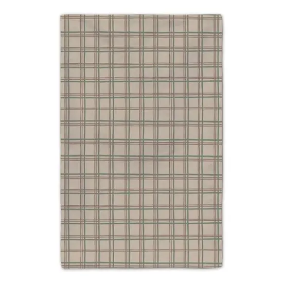 Brown Christmas Word Tree Tea Towel Set {6}