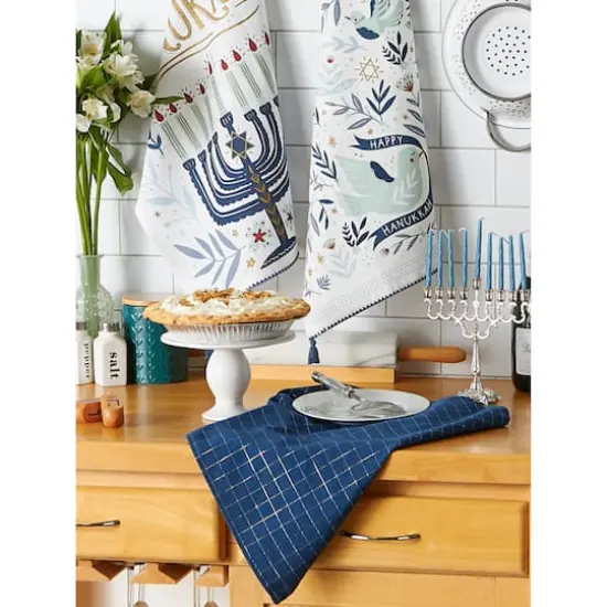 DII&reg; Assorted Happy Hanukkah Dishtowel Set {11}