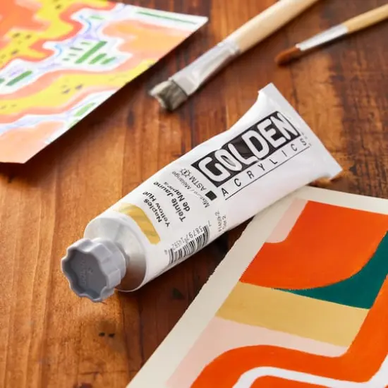 Golden&reg; 2oz. Heavy Body Acrylic Paint Naples Yellow Hue {3}