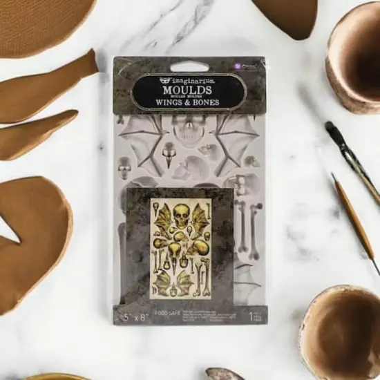 Finnabair&reg; D&eacute;cor Moulds&reg; Wings & Bones Silicone Mold {2}