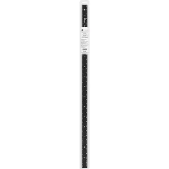 Dritz Home 36" Matte Black Anodized Aluminum Straight Edge {1}