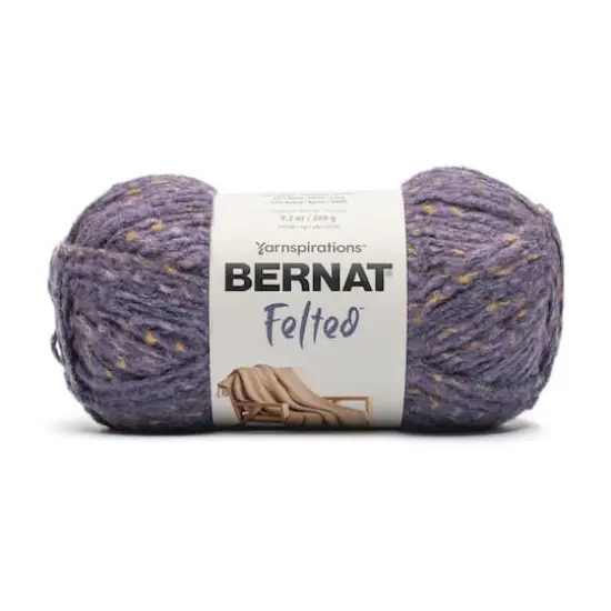Bernat&reg; Felted&trade; Yarn Blackberry Fleck {1}