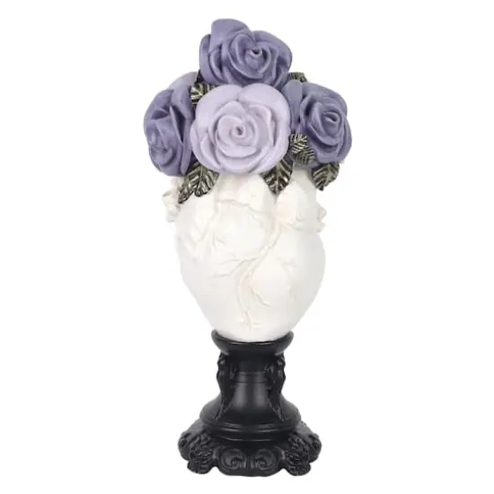 11" Purple Roses in Heart Tabletop Accent by Ashland&reg; {1}