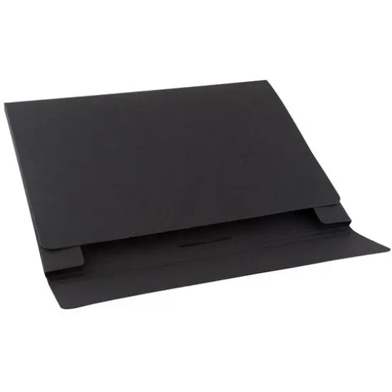 JAM Paper Black Kraft Portfolio with Elastic Closure 11" x 15" {5}