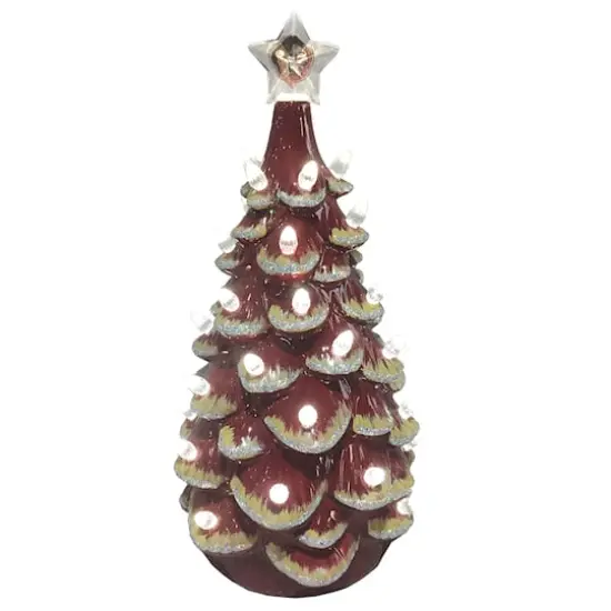 Santa's Workshop 14" NCAA College Team Ceramic LED Christmas Tree Florida State University {1}