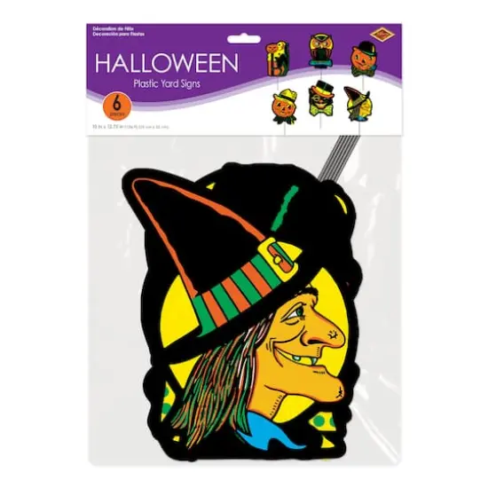 Beistle Plastic Halloween Yard Signs {4}