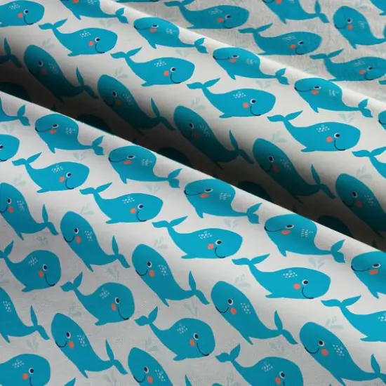 Springs Creative Love the Sea Whale Cotton Fabric {4}