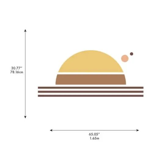 WallPops Very Gay Paint Rise Up Lights Modular Mural Peel & Stick Wall Decals {7}