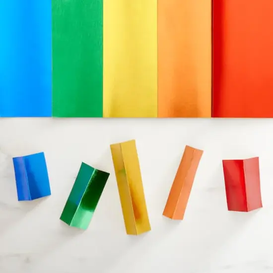 Primary Foil 8.5" x 11" Cardstock Paper by Recollections™, 25 Sheets {3}