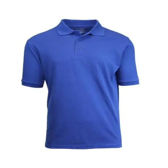 Galaxy By Harvic School Uniform Short Sleeve Men's Pique Polo ShirtYellow {2}