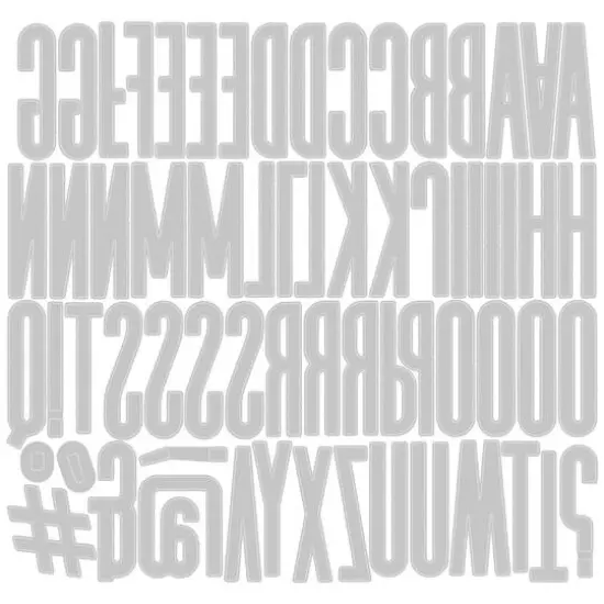 Sizzix&reg; Thinlits&reg; Classic Upper Alphanumeric Die Set By Tim Holtz&reg; {4}